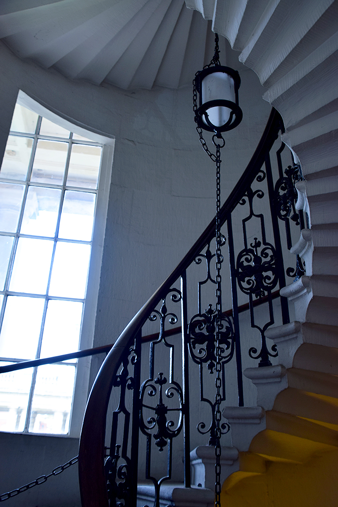 Spiral staircase, Chapel of St. Peter and St. Paul, Greenwich, England